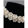 Image 2 : Good Antique 1880-1910 Milk Glass Choker Necklace