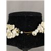 Image 3 : Good Antique 1880-1910 Milk Glass Choker Necklace