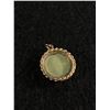 Image 2 : Very Pretty Green Wedgwood Silver Gilt Pendant