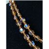 Image 2 : Good Double Strand Aurora Borealis Crystal Necklace 1940's