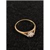 Image 2 : Very Pretty 10K Gold & 9 Diamond Ladie's Vintage Ring