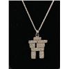 Image 2 : Lovely Innukshuk Stone Set Sterling Silver Necklace