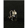 Image 2 : Very Unusual Barrel Shape Siam Sterling & Enamel Earrings