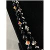 Image 2 : A Nice 2 Strand Black Crystal & Aurora Crystal 50's Necklace