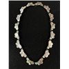 Image 1 : Vintage Sterling Silver Abalone Inlay Necklace Signed Eagle 3 Assay Mark Mexico 925 Taxco L.S. 20" 5