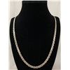 Image 1 : 925 Sterling Silver Anchor Mariner Chain Necklace 22.5"  19.1g - Makers Mark HBC - Tested