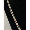 Image 2 : 925 Sterling Silver Anchor Mariner Chain Necklace 22.5"  19.1g - Makers Mark HBC - Tested