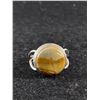 Image 2 : Rare Vintage Sterling Silver 925 Modernist Landscape Picture Jasper Ring Size 9 4.7g - Tested