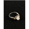Image 1 : 925 Sterling Silver Vintage Genuine Pearl Ring Size 6.75 - Tested