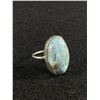 Image 1 : Vintage Sterling Silver Ring Larimar? Size 8 - 5.3g - Tested
