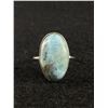 Image 2 : Vintage Sterling Silver Ring Larimar? Size 8 - 5.3g - Tested