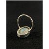 Image 3 : Vintage Sterling Silver Ring Larimar? Size 8 - 5.3g - Tested