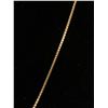 Image 2 : 14k Yellow Gold 18" Box Link Chain Necklace 2.4 Grams - Lobster Clasp Hallmarked 585 - Tested