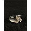 Image 1 : Signed Vargas Vintage Sterling Silver 925 Solitaire Ring 925 Sz: 8 - 4.8g - Tested