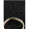 Image 2 : Vintage Heart Dangle Ring Sterling Silver 925 Size: 7.5 - Marked TB-06 - 925 - Tested