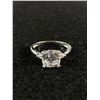 Image 2 : Beautiful Classic 4.4ct CZ Solitaire Engagement 925 Sterling Silver Ring  4.6g - Tested