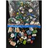 Image 1 : Large Lot Of Glass Beads, Lampwork Beads, Art Glass Beads, Great For Making Jewlery Over 1.5 Lbs.