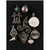 Image 1 : Lot Of 9 Sterling 925 Silver Pendant/Charms - Harmony Ball, Celtic, ++++. 32.6 Grams - Tested