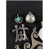 Image 2 : Lot Of 9 Sterling 925 Silver Pendant/Charms - Harmony Ball, Celtic, ++++. 32.6 Grams - Tested