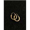 Image 2 : Nice 10k Gold Lot.Pair of Small Hoop Earrings and a Small Cross. All Marked 10k