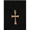 Image 1 : 10K Gold Cross Pendant Marked 10k