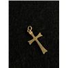 Image 2 : 10K Gold Cross Pendant Marked 10k