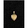 Image 1 : Dainty 10K Gold Heart Locket. Inscribed with Letter L on Back-1.48gr