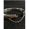 Image 2 : Vintage Forstner Sterling Silver Hinged Bangled, Tested + Polished