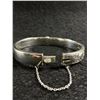 Image 2 : Vintage Birks Sterling Silver Hinged Bangle English Hallmarks, Tested and Hand Polished