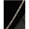Image 2 : Sterling Silver Figaro Links Chain Necklace, 23" Length