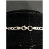 Image 3 : Sterling Silver Figaro Links Chain Necklace, 23" Length