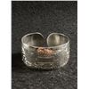 Image 1 : Sterling Silver Cuff Bangle Hand Engraved Tested and Polished