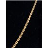 Image 2 : Twisted Gold Chain Necklace, Unmarked