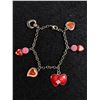 Image 1 : Vintage Enamel and Celluloid Charms Bracelet