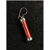 Image 2 : Vintage 925 Sterling Silver w/ Red Coral Earrings