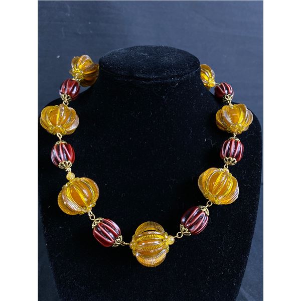 Vintage Celluloid Beads Necklace