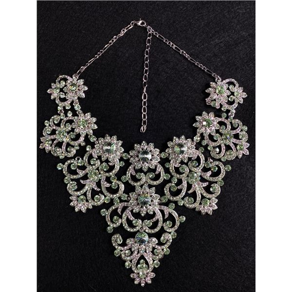 Very Large Rhinestones Necklace