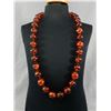 Image 1 : Large 1950's Faux Amber Necklace