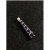 Image 1 : Fabulous Sterling Pendant with 5 Graduated Amethysts