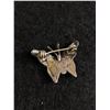 Image 2 : Sterling & Shell Inlaid Pretty Butterfly Brooch