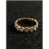 Image 2 : Nice Gold Plated Stone in Hearts Eternity Ring