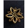 Image 2 : Beautiful & Large 50's Rhinestone Brooch Topaz Colour