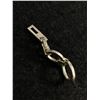 Image 2 : Very Nice Sterling & Marcasite Triple Ring Pendant