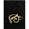 Image 2 : 14k Gold " D" Pendant
