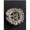 Image 2 : Very Good Signed Large Rhinestone Brooch 1940's