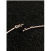 Image 2 : Nice Unusual .950 Silver Choker Ring Necklace
