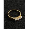 Image 1 : Very Nice Triple Opal Edwardian Ring in 9 Karat Gold