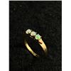 Image 2 : Very Nice Triple Opal Edwardian Ring in 9 Karat Gold