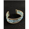 Image 2 : Very Pretty Sterling & Turquoise Bead Bracelet