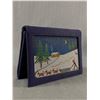 Image 1 : Antique Micro Beaded Clutch Beautiful Winter Dog Sled Scene